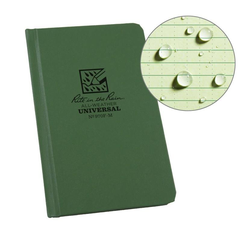 Rite In The Rain Fabrikoid Universal Hard Cover Book - 4.25'' X 6.75''
