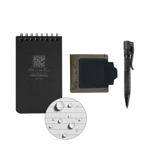 All-weather Monsoon Adhesive Pen And Card Holder Kit
