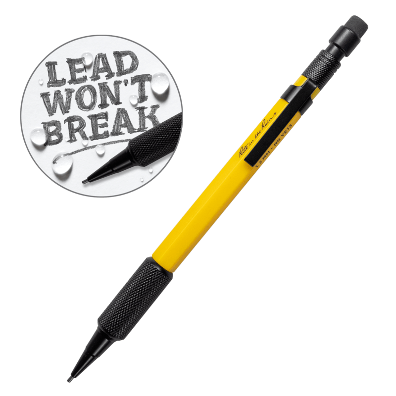 Mechanical Pencil - Yellow Pen With 1.3mm Black Lead