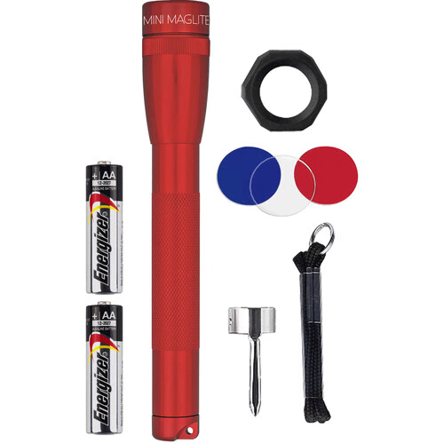 Mini Maglite 2 Aa-cell Led Flashlight Combo Pack