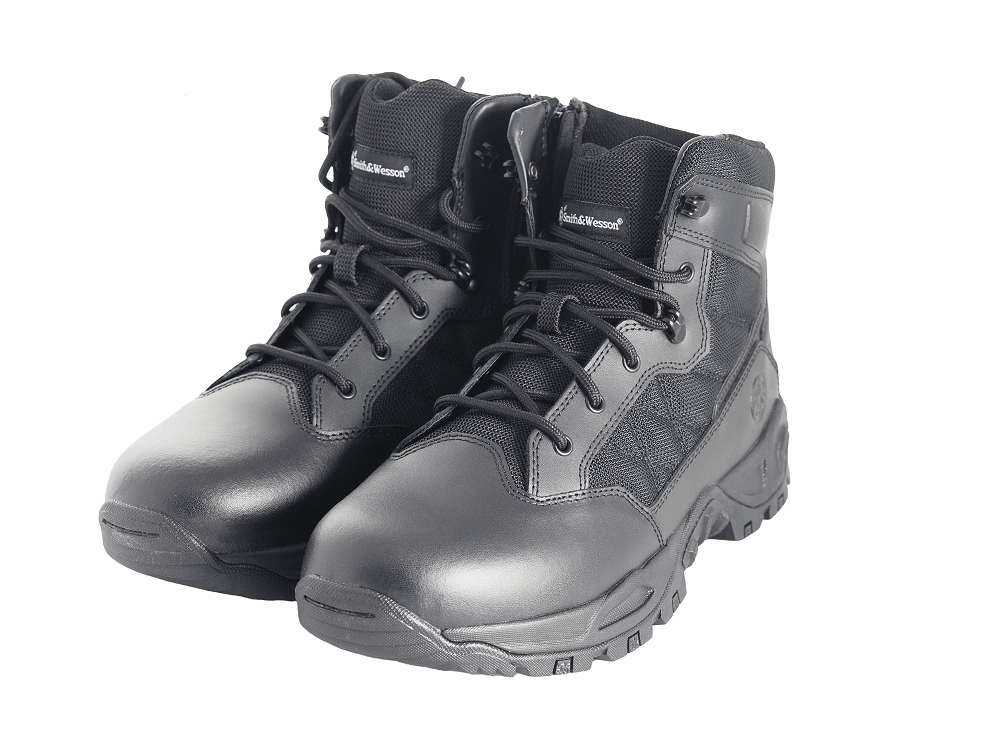 Scout 6" Hot Weather Side-zip Polishable Toe , Smith & Wesson