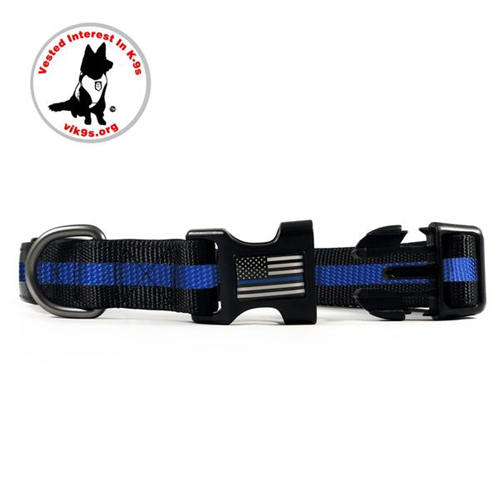 Thin Blue Line Dog Collar