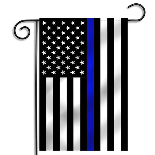 Thin Blue Line American Garden Flag, 12.5 X 18 Inches