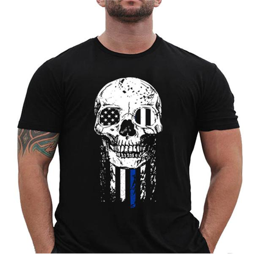 T-Shirt - Halloween Thin BLUE Line