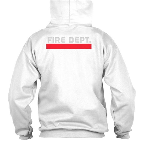 Hoodie - Thin Red Line Flag - Fire Department