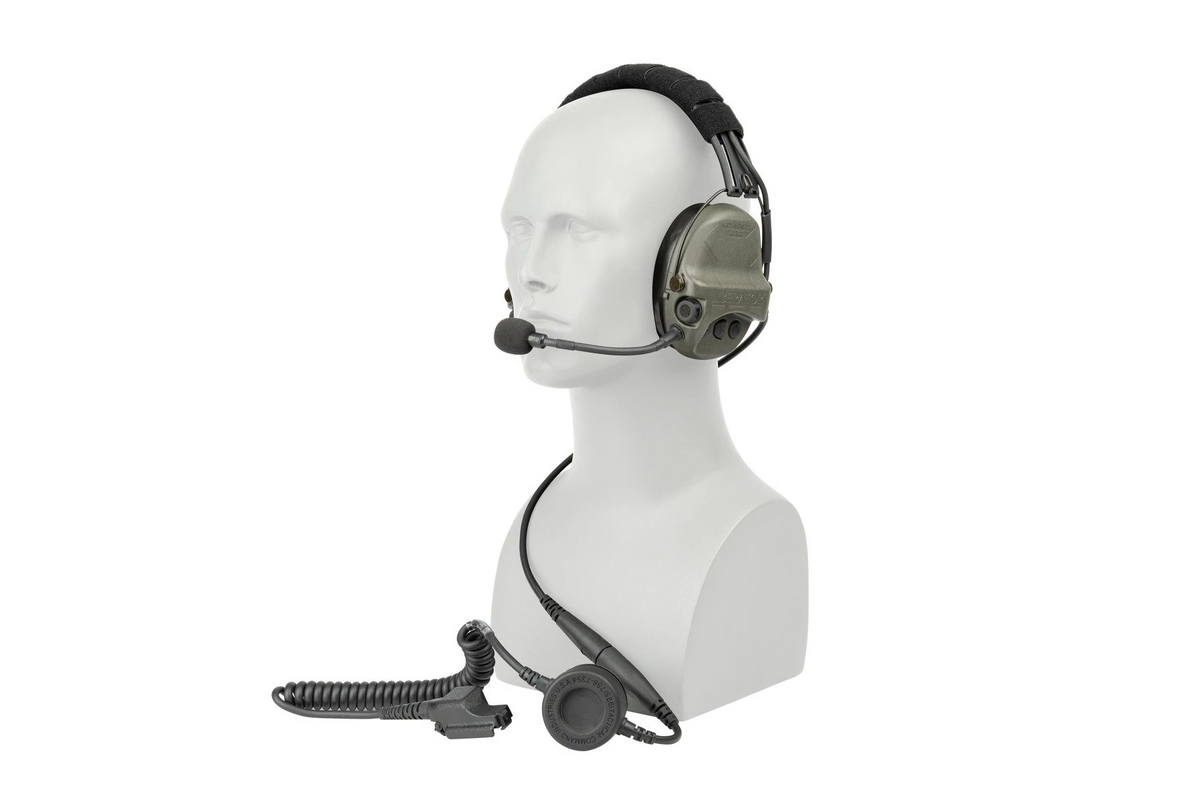 Liberator Iv Advanced Single Comm Headset And Alpha Ptt System