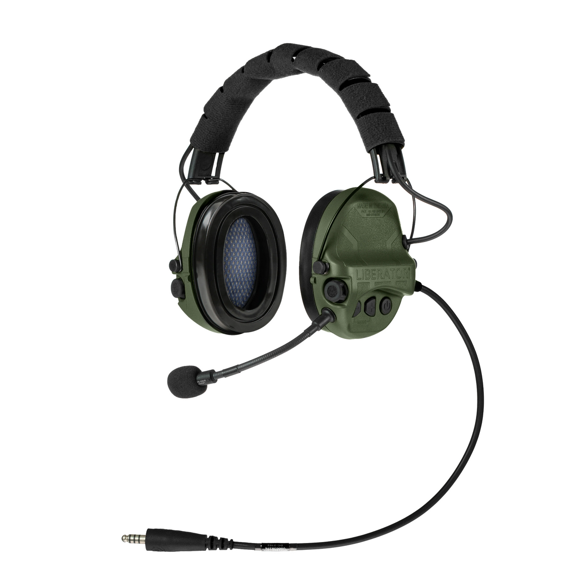 Liberator IV Advanced Single Comm Headset and Alpha PTT System