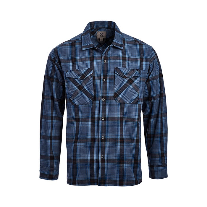 Canyon River Flannel Shirt - Blue Ridge Plaid