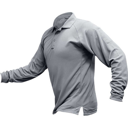 Vertx Coldblack Men's Long Sleeve Polo