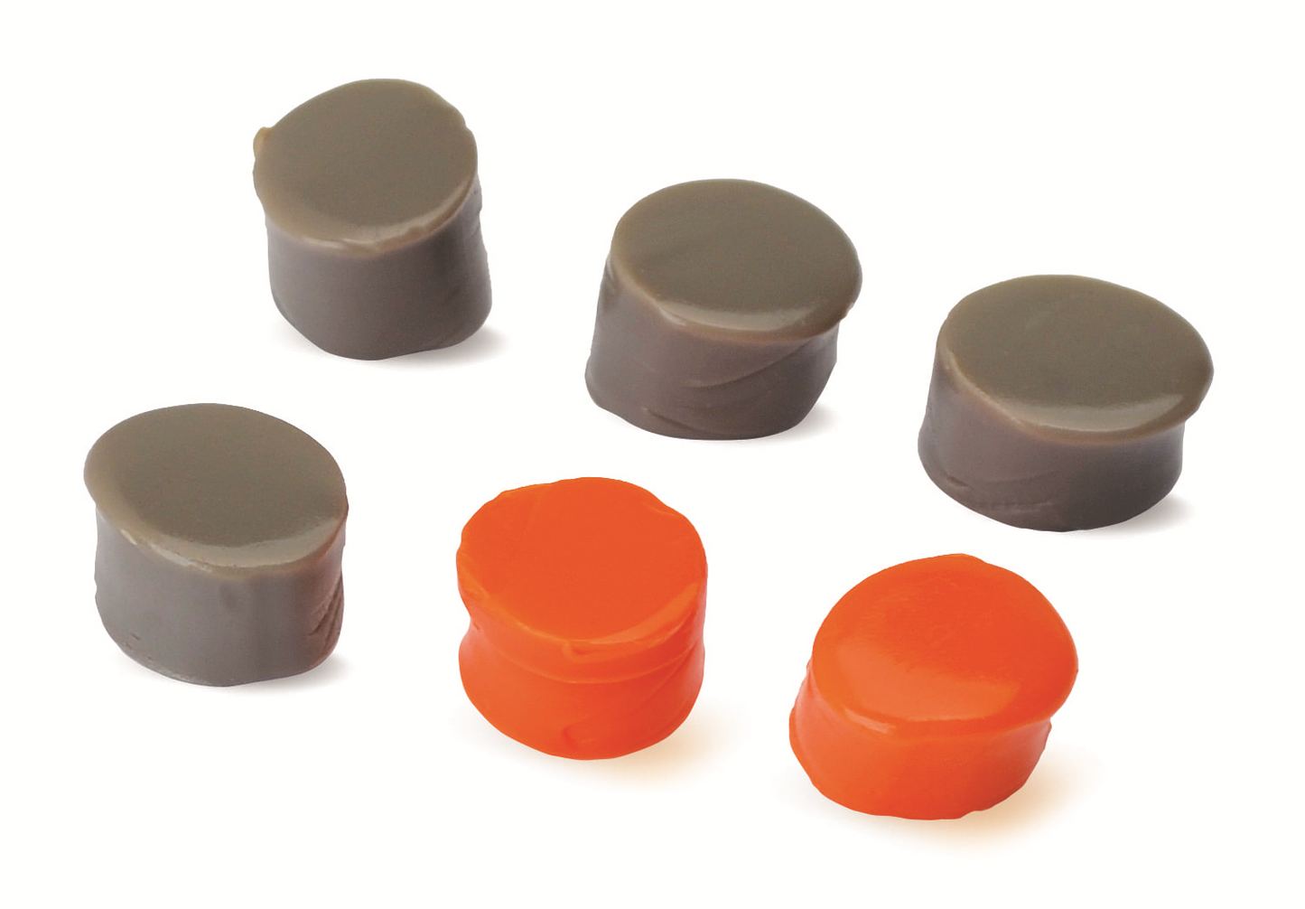 Silicon Plugs - Orange/dk Erth