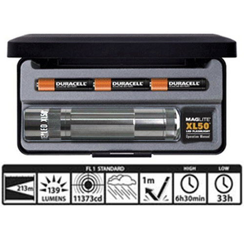 Xl50 Led 3 Aaa-cell Flashlight