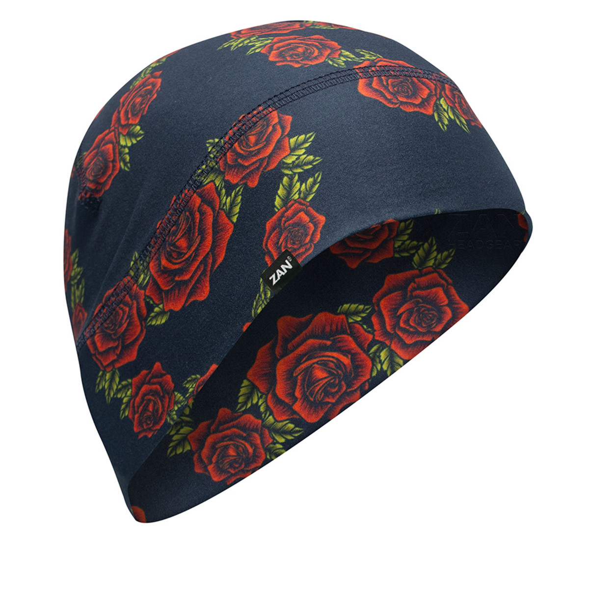 Zan Helmet Liner/beanie Sportflex Series Rose Hearts