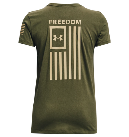 Women's Under Armour Freedom Flag T-Shirt