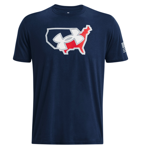 Under Armour Freedom Big Flag Logo Lockup T-Shirt