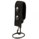 Boston Leather Belt Keeper With Key Snap