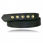 Boston Leather 1 1/2 Five-Snap Belt