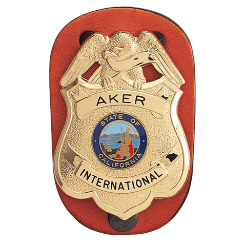 Aker Leather Federal Badge Holder