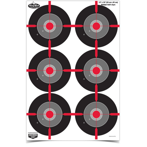 Dirty Bird 12 x 18 Multiple Bull's-Eye Target