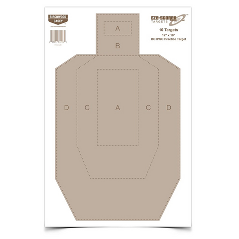 Eze-Scorer 12 x 18 BC IPSC Practice Target