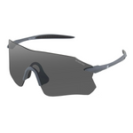 Bobster Aero Sunglasses - Matte Gray Frame W/ Smoke Silver Mirror Lens
