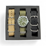 42MM Military Watch- 3 Nato Military Straps