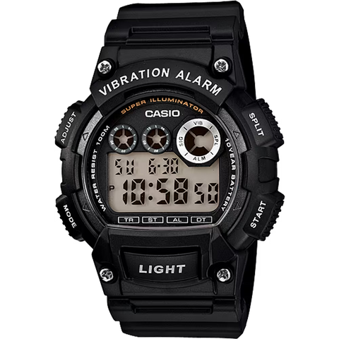 Classic Digital Watch w/ Vibration Alarm & Super Bright Backlight