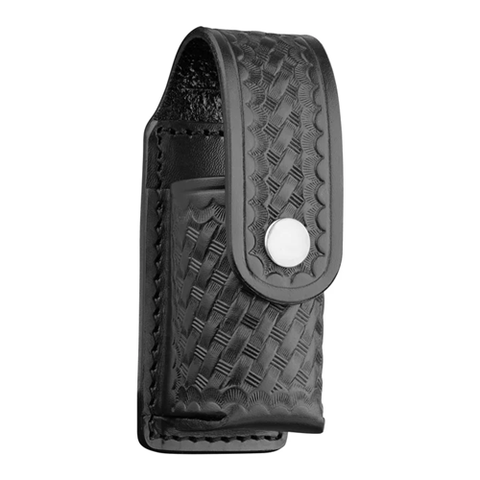 Dutyman Basketweave Leather 2 Oz Mace Holder