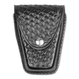 Dutyman Basketweave Leather Standard Closed Single Cuff Case