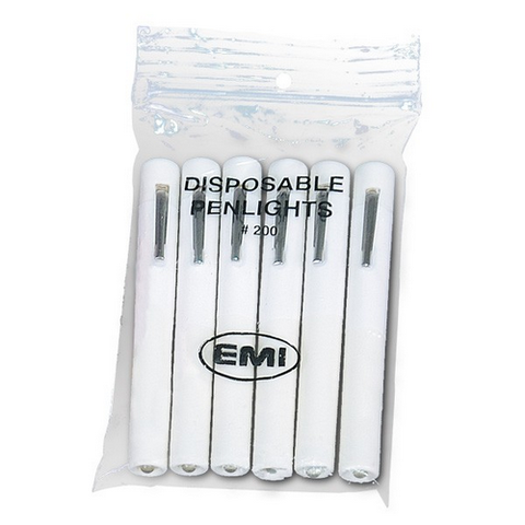 EMI Disposable Penlight Six Pack