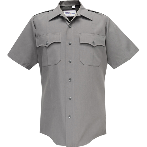 Deluxe Tropical Short Sleeve Shirt - Slate Gray