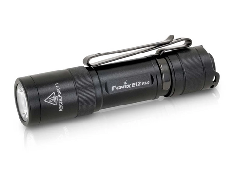 Fenix E12 Black 200 Lumens Flashlight