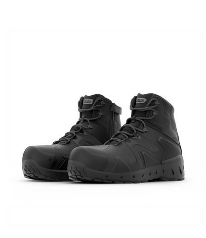 First Tactical Men's 5"" AERO-TAC Safety Toe Side-Zip Mid