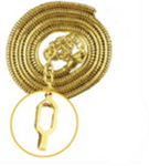 Whistle Chain w/ Epaulette Clasp