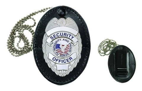 Hero's Pride Universal Oval Badge Holder - 2.625'' X 3.625''