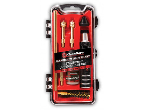 Kleenbore Multi-pistol Kit .38/9/10mm/.40/.45 Caliber