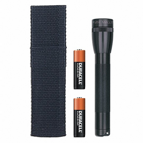 Maglite 2 Aa-cell Mini Flashlight W/ Holster