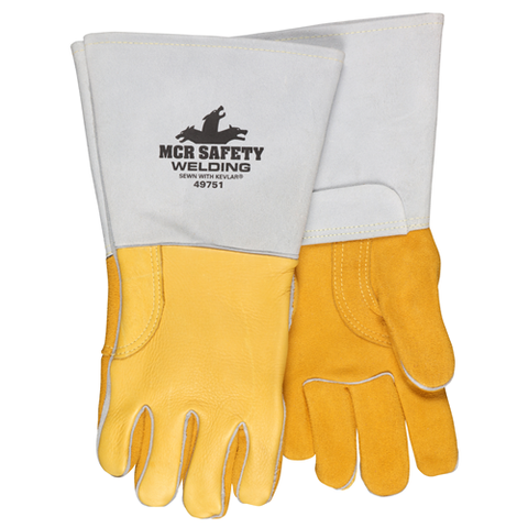 MCR Pearl Grain Elkskin Welder Kevlar Sewn