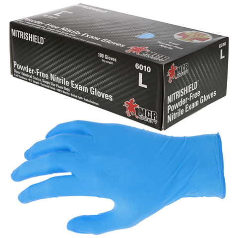 MCR Blue 4 mil Medical grade Nitrile Disp