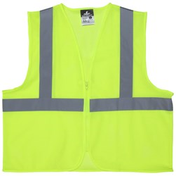 MCR Safety Class 2 Mesh Lime Safety Vest