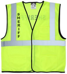 MCR Hi Vis Reflective Lime Safety Vest