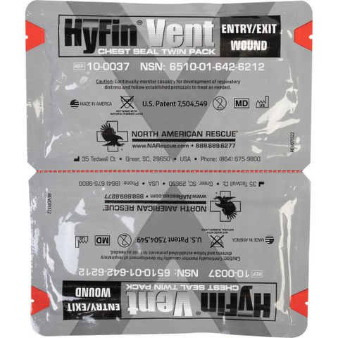 Hyfin Vent Chest Seal - Twin Pack