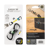 Nite-Ize SlideLock 360 Degree Magnetic Locking Dual Carabiner