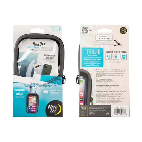 Nite-Ize Runoff Waterproof Phone Case - Charcoal