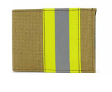 Perfect Fit Firefighter Gold Matrix Bifold CC Wallet - 3.50''x4.50''