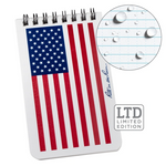 3''x5'' Notebook - Red/white/blue Flag