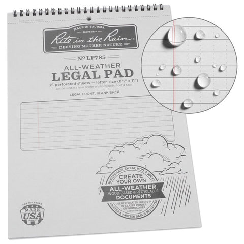 Legal Pad - 8.5 X 11