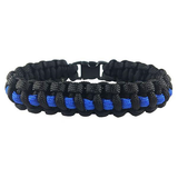 Paracord Survival Bracelet, Thin Red Line