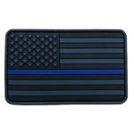 Reverse - Thin Blue Line PVC Patch