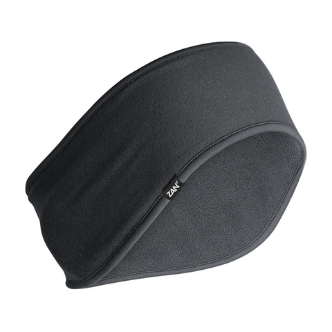 ZanHeadgear Ear Headband Sportflex Low Pile Fleece - Black