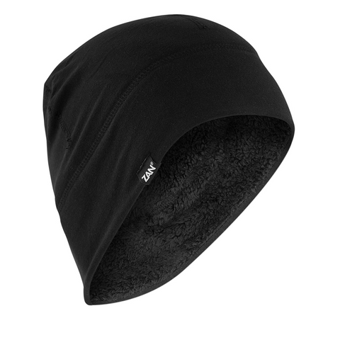 ZanHeadgear Helmet Liner Sportflex High Pile Fleece - Black